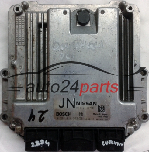ECU ENGINE CONTROLLER NISSAN QASHQAI 2.0 DCI BOSCH 0281014362
