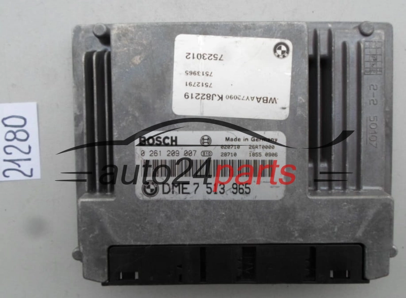 BMW E46 BOSCH 0 261 209 007, 0261209007, DME 7 513 965, DME7513965, 7513965