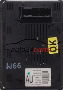 WYŚWIETLACZ RADIA CIEKŁOKRYSTALICZNY OPEL VECTRA C GM 13 208 184 AU,  28115423-0