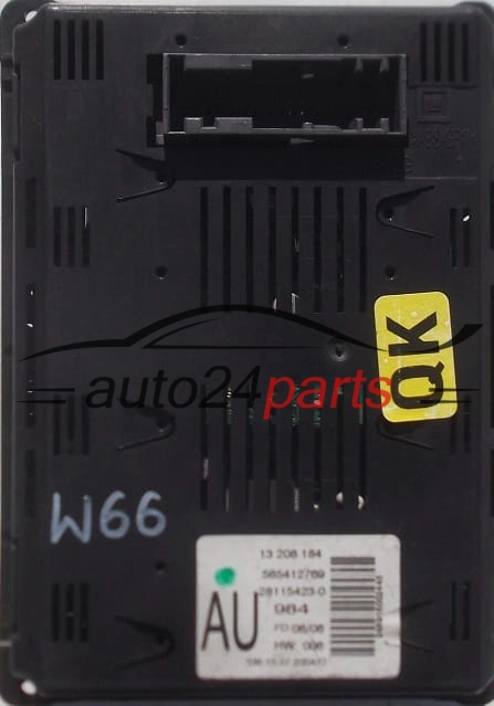 WYŚWIETLACZ RADIA CIEKŁOKRYSTALICZNY OPEL VECTRA C GM 13 208 184 AU,  28115423-0