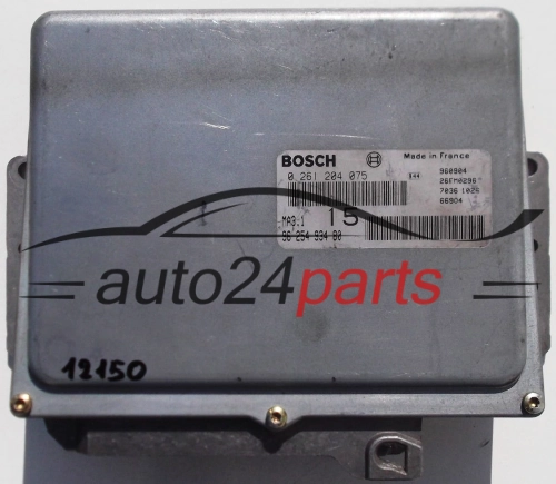 KOMPUTER STEROWNIK SILNIKA PEUGEOT, CITROEN BERLINGO PARTNER 1.1, BOSCH 0 261 204 075, 0261204075, MA3.1 15, 96 254 934 80, 9625493480 