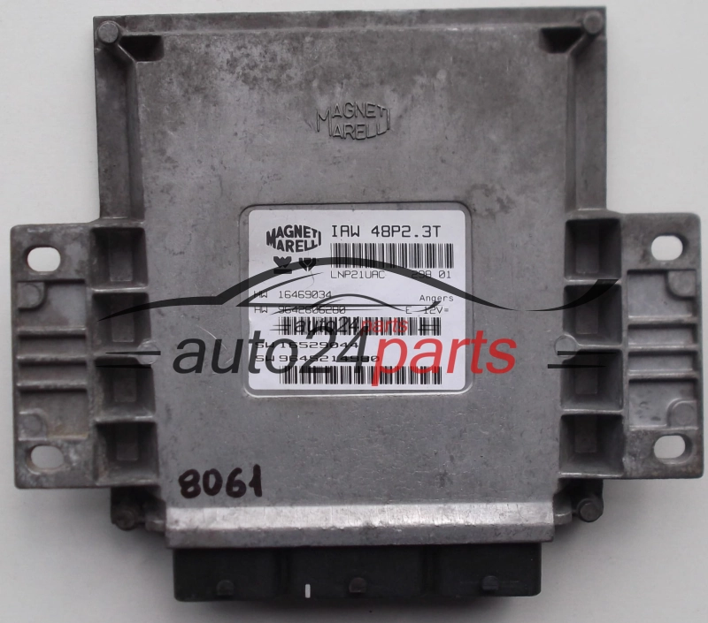 Μονάδα Ελέγχου Κινητήρα PEUGEOT 206 MAGNETI MARELLI IAW 48P2.3T, IAW48P23T, 16469034, 9642606280, 16529044, 9645214980