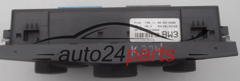 PANEL OGRZEWANIA STEROWNIK NAWIEWU REGULATOR KLIMATRONIK OPEL ASTRA H ZAFIRA 13274231 BW3