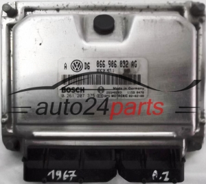 ECU ENGINE CONTROLLER SEAT TOLEDO 2,3 V5 066 906 032 AG, 066906032AG, BOSCH 0 261 207 375, 0261207375, 26SA8203 