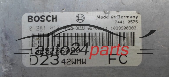 ECU ENGINE CONTROLLER  FIAT DUCATO 2.3 JTD BOSCH 0281010488, 1329236080
