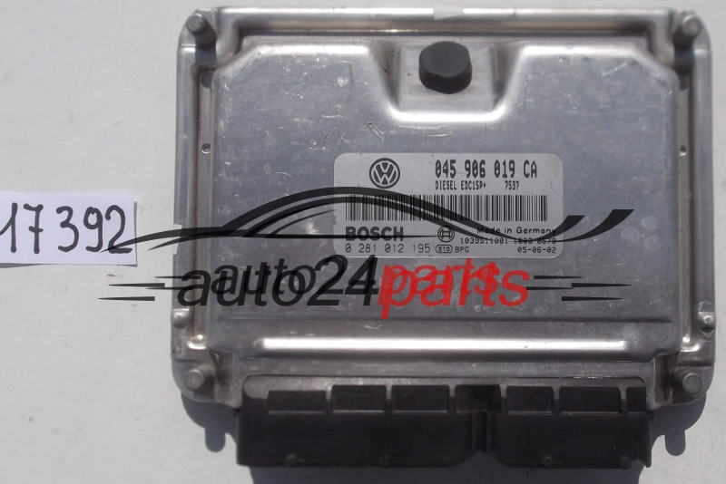 Μονάδα Ελέγχου Κινητήρα VOLKSWAGEN POLO 1.4 TDI BOSCH 0 281 012 195, 0281012195, 045 906 019 CA, 045906019CA