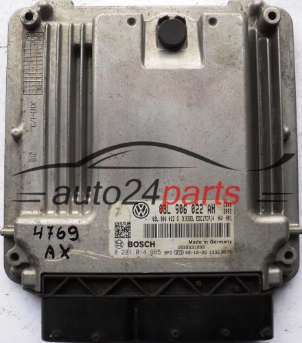 CENTRALINA DO MOTORE VW VOLKSWAGEN GOLF 2.0 TDI 03L906022AH