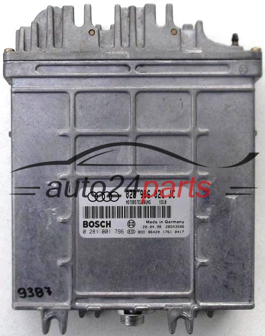 KOMPUTER STEROWNIK SILNIKA VW VOLKSWAGEN PASSAT 1.9TDI, BOSCH 0 281 001 796, 0281001796, 028 906 021 JC, 028906021JC 