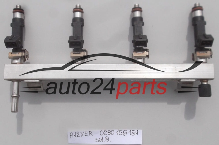 WTRYSK WTRYSKIWACZ PALIWA BENZYNA OPEL CORSA C A12XER BOSCH 0 280 158 181