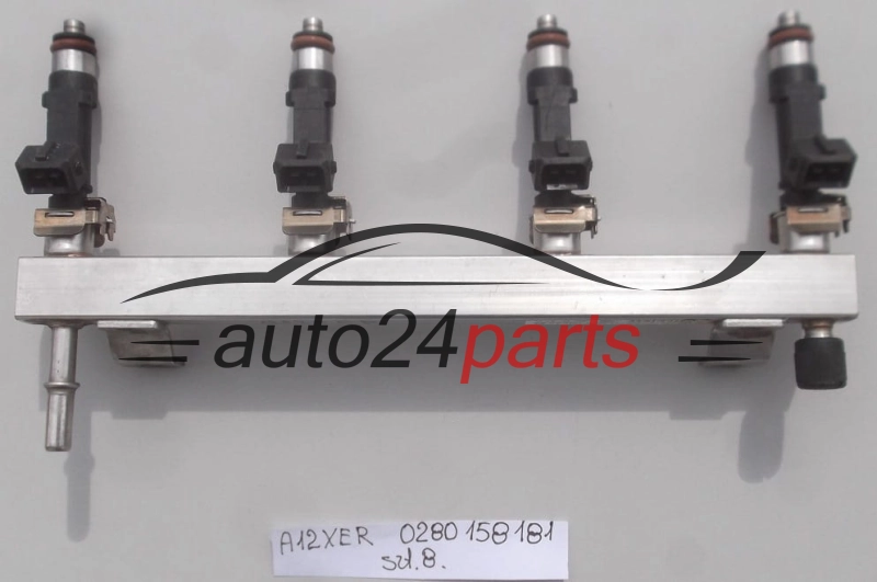 WTRYSK WTRYSKIWACZ PALIWA BENZYNA OPEL CORSA C A12XER BOSCH 0 280 158 181