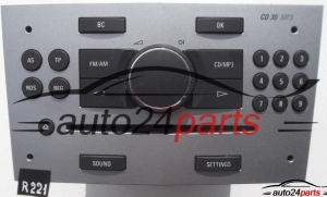 RADIO CD MP3 OPEL ASTRA 497 316 088 / 497316088 / 13 289 932 HT / 13289932HT / CD30 