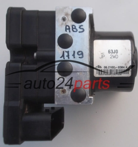 ABS HYDRAULIK-AGGREGAT MIT STEUERGERAET SUZUKI SWIFT 63J0 JP 2WD, 63J0JP2WD, ATE 06.2102-0384.4, 06210203844, 06.2109-0566.3, 06210905663 