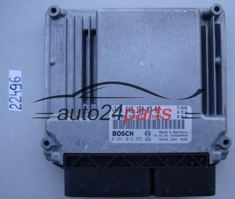 Μονάδα Ελέγχου Κινητήρα MERCEDES VITO 2.2 CDI BOSCH 0 281 012 355, 0281012355, A 646 150 07 91, A6461500791, CR3.31
