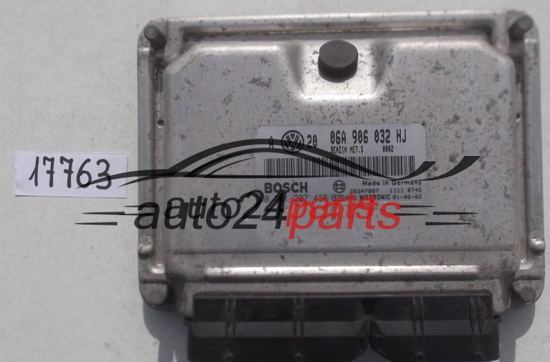 ECU CENTRALITA DE MOTOR AUDI SEAT SKODA VOLKSWAGEN 1.8 T BOSCH 0 261 207 436, 0261207436, 06A 906 032 HJ, 06A906032HJ