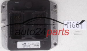 KOMPUTER STEROWNIK SILNIKA OPEL ASTRA ZAFIRA 1.8 X18XE1 SIEMENS 5WK9 1 190, 5WK91190, GM 90 582 539, 90582539 - 