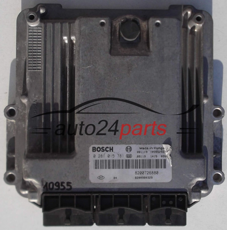 ECU CENTRALITA DE MOTOR  RENAULT LAGUNA 2.0 DCI BOSCH 0 281 015 781