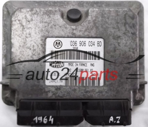 ECU ENGINE CONTROLLER SEAT LEON TOLEDO 1.6 036906034BD, IAW4LV.HA, IAW4LVHA 