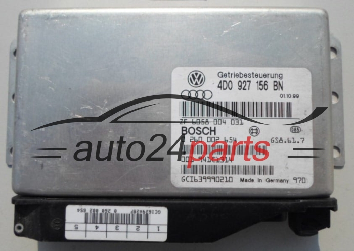 Boîte de vitesses automatique contrôleur  AUDI S8 D2 BOSCH 0 260 002 654,  4D0 927 156 BN