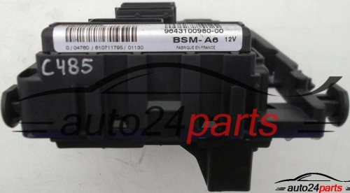 CAS ANTI DEMARRAGE RELAIS BSM CITROEN C5 2.0 HDI 9643100980-00, S110500004C 