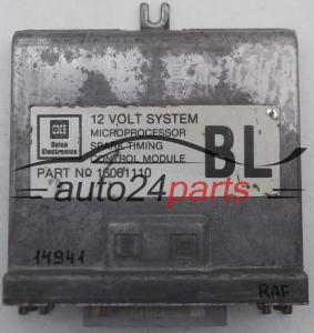 CALCULATEUR MOTEUR OPEL CORSA DELCO 16061110 BL, 16061110BL