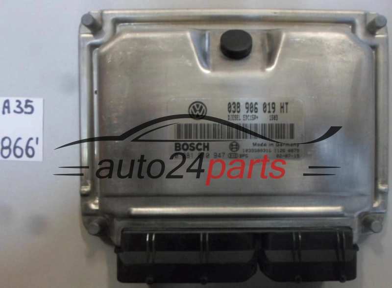  SEAT IBIZA 1.9 TDI 038 906 019 HT, 038906019HT, BOSCH 0 281 010 947, 0281010947, DIESEL EDC15P+ 1503 1039S00316 