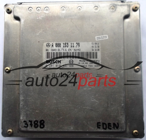 MERCEDES VITO 220 CDI A0001531179, A 000 153 11 79, BOSCH 0281010431, 0 281 010 431