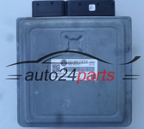 VW VOLKSWAGEN PASSAT 2.0 TDI 03G 906 018 EM, 03G906018EM, SIEMENS VDO 5WP45562, DIESEL SIMOS PPD1.2