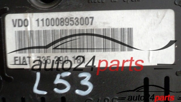 Κοντέρ ALFA ROMEO 147 1.9 JTD VDO 110008953007 735290181, 735 290 181