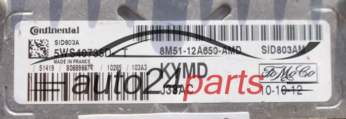 MOTORSTEUERGERÄT ECU STEUERGERÄT FORD FOCUS CONTINENTAL 5WS40735D-T