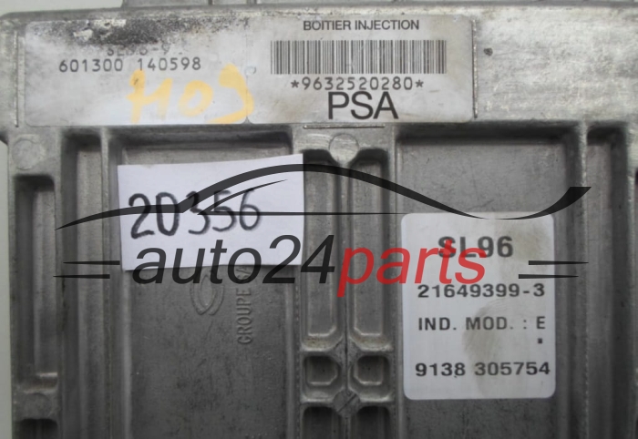 KOMPUTER STEROWNIK SILNIKA CITROEN PEUGEOT Sagem 21649399-3, 216493993, 9632520280 