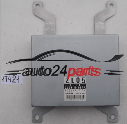 ECU CENTRALITA DE MOTOR MAZDA 323 F 1.5 DENSO 279700-0192, 2797000192, ZL05 18 881A, ZL0518881A