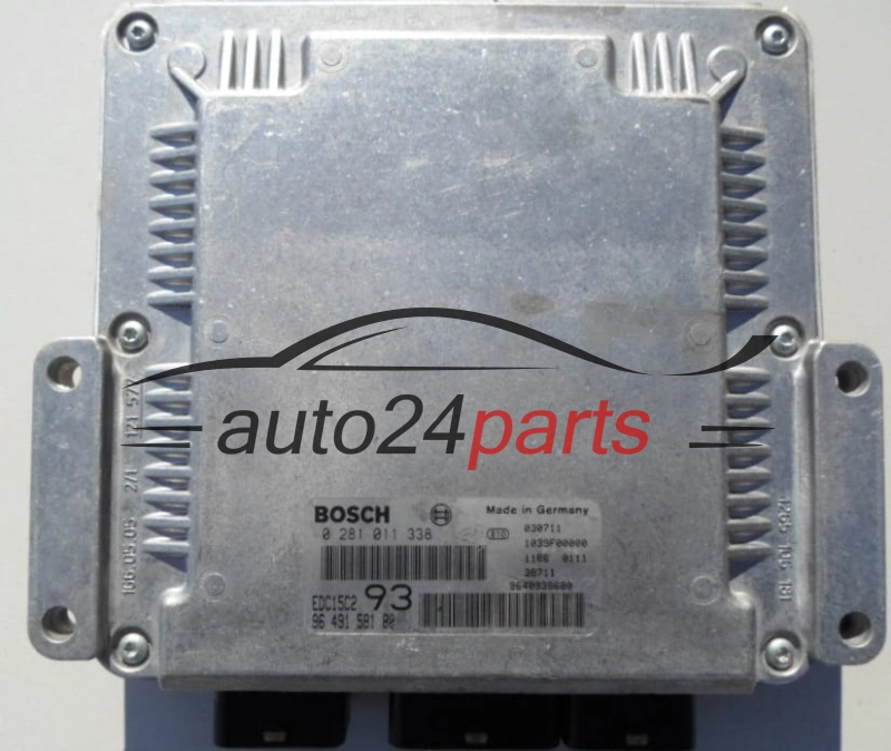CENTRALINA DO MOTORE PEUGEOT 2.0 HDI BOSCH 0 281 011 338, 96 491 581 80
