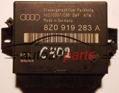 COMFORT CONTROL MODULE EINPARKHILFE PDC AUDI 8Z0919283A, 8Z0 919 283 A