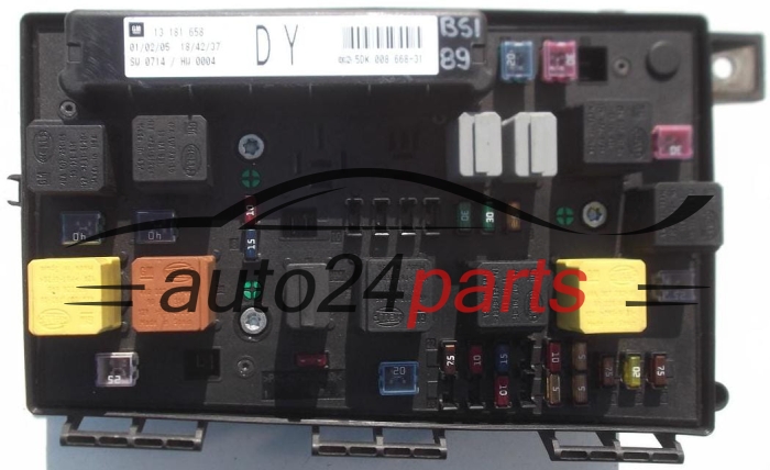 ELEKTRISCHER KASTEN SICHERUNGKASTEN SICHERUNG UND RELAIS STROMKASTEN RELAISKASTEN OPEL GM 13 181 658 DY HELLA 5DK 008 668-31