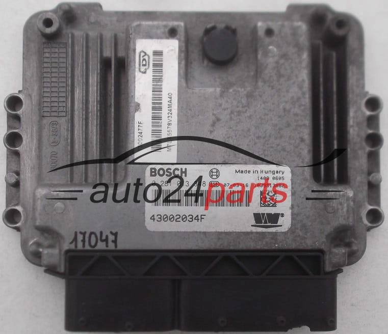 Μονάδα Ελέγχου Κινητήρα LDV MAXUS VAN 2.5 CRD BOSCH 0 281 013 348