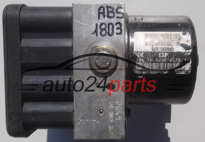 ABS CENTRALINA POMPA PEUGEOT 206 9655960880, ATE 10.0206-0175.4,  10.0960-1133.3