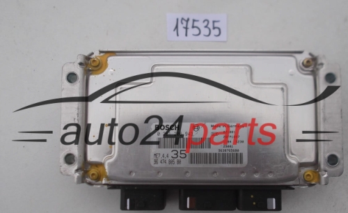 KOMPUTER STEROWNIK SILNIKA PEUGEOT 307 1.6 16V BOSCH 0261206943, 0 261 206 943, 9647480580, 96 474 805 80, 9638765680