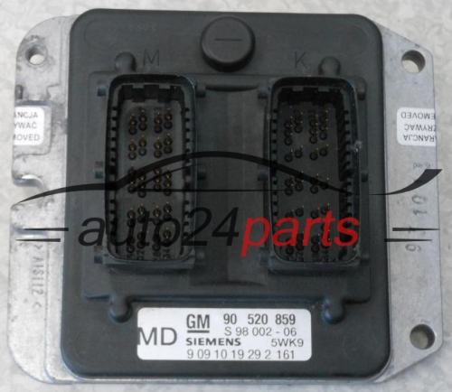 MOTORSTEUERGERÄT ECU STEUERGERÄT  OPEL ASTRA ZAFIRA 1.8 X18XE1 2.0 X20XEV SIEMENS 5WK9 161