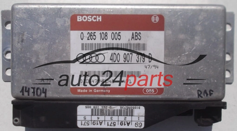 4D0907379D, 4D0 907 379 D, BOSCH 0265108005, 0 265 108 005