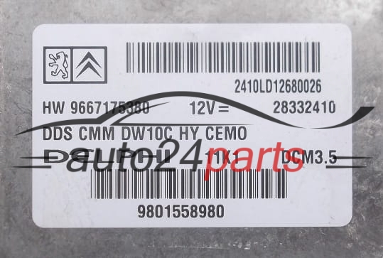 CENTRALINA DO MOTORE CITROEN PEUGEOT 2.0 HDI DELPHI 28332410