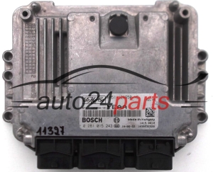 MOTORSTEUERGERÄT ECU STEUERGERAT FORD MONDEO 1.8 TDCI BOSCH 0 281 015 243, 0281015243, 8M51-12A650-YE, 8M5112A650YE, YEAA 