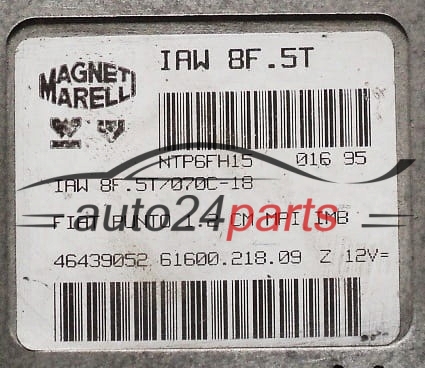 CALCULATEUR MOTEUR FIAT PUNTO 1.2 MAGNETI MARELLI IAW 8F.5T, 46439052, 61600.218.09