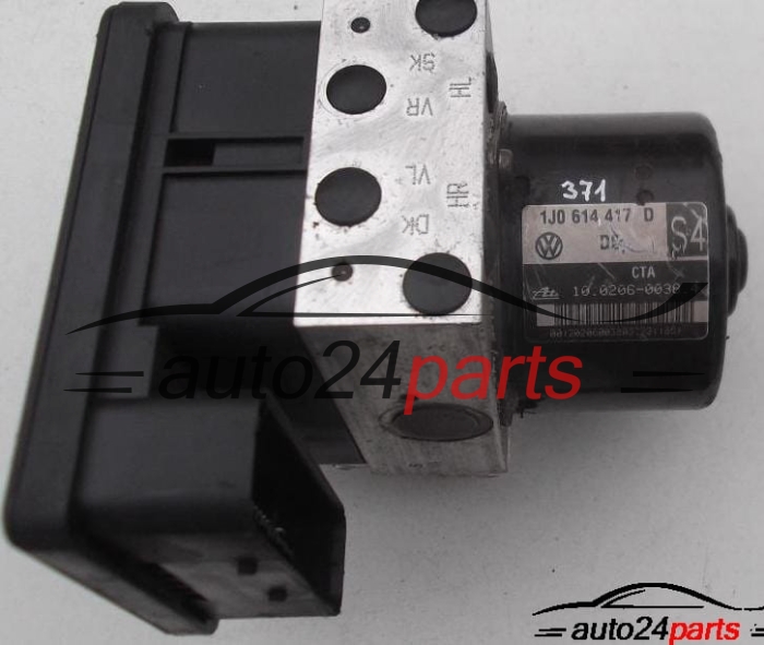 ABS PUMP AUDI VOLKSWAGEN SEAT SKODA 1J0 614 417 D, 1J0614417D, ATE 10.0206-0038.4, 10020600384, 1C0 907 379 K, 1C0907379K, ATE 10.0960-0316.3, 10096003163 