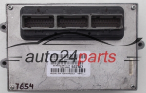 ECU ENGINE CONTROLLER CHRYSLER GRAND CHEROKEE MOTOROLA 04A049DQQEZJ, P56041 642AD, P56041642AD, 642AD, WB4AA
