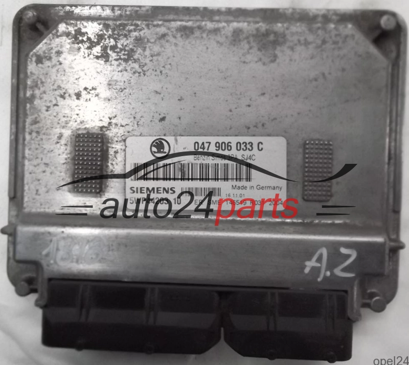 MOTORSTEUERGERÄT ECU STEUERGERÄT SKODA FABIA 1.4 047906033C, SIEMENS 5WP44203