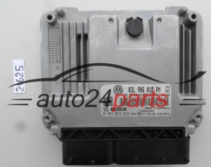 MOTORSTEUERGERÄT ECU STEUERGERAT VW VOLKSWAGEN NEW BEETLE 2.0 TDI BOSCH 0 281 018 833, 0281018833, 03L 906 018 PM, 03L906018PM, EDC17C46