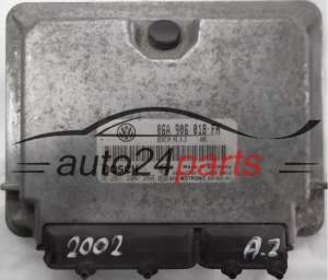 KOMPUTER STEROWNIK SILNIKA SKODA OCTAVIA 2.0 AQY 06A906018FH, 06A 906 018 FH, BOSCH 0261206266, 0 261 206 266 - 1527,  2002, 14999