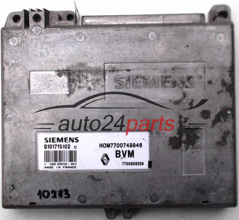KOMPUTER STEROWNIK SILNIKA RENAULT CLIO 1.4, SIEMENS S101718102 C
