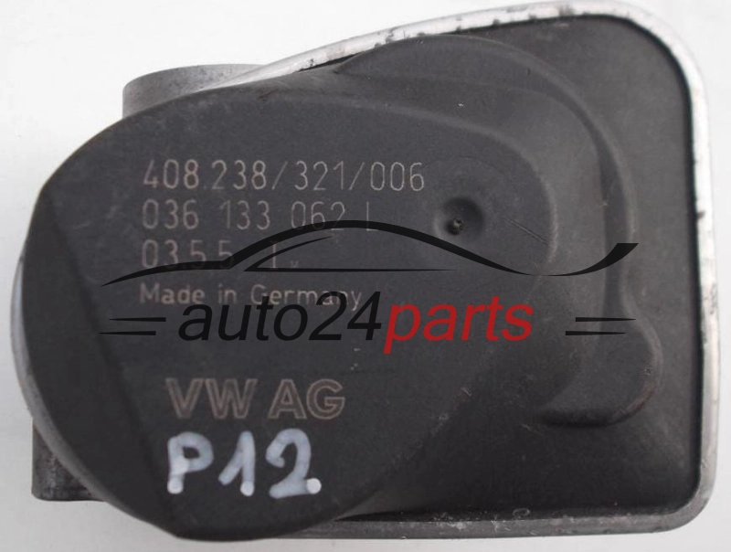 THROTTLE BODY VOLKSWAGEN AUDI SEAT SKODA VDO 408-238-321-006, 408238321006, 036 133 062 L, 036133062L