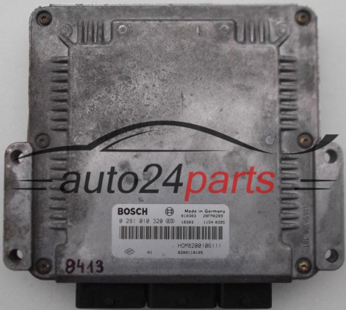 MOTORSTEUERGERÄT ECU STEUERGERÄT  RENAULT MASTER 2.2 DCI BOSCH 0 281 010 320,  HOM 8200106111, 8200110105